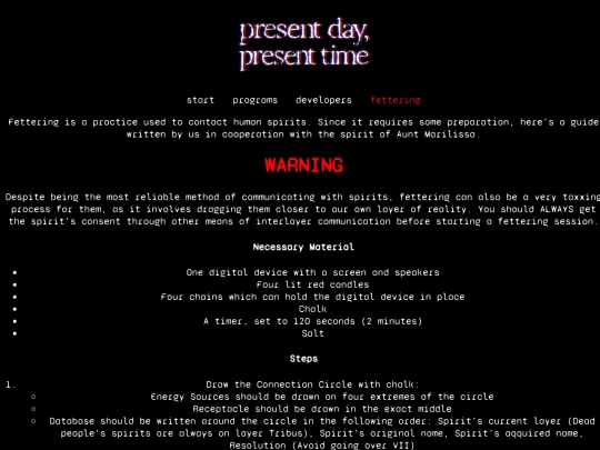 fettering screenshot