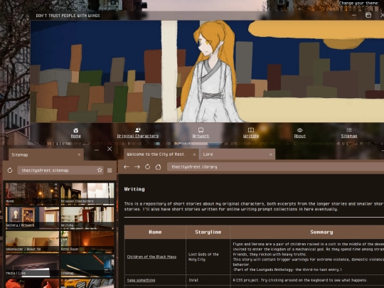 writing screenshot