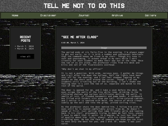 journal/testpost screenshot