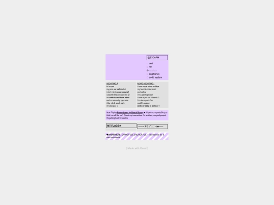 old carrd screenshot