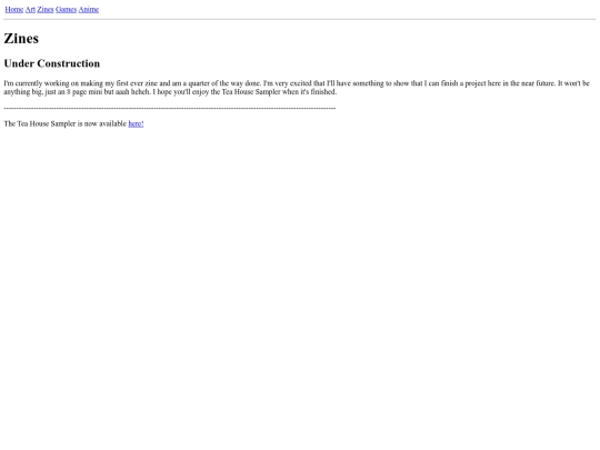 zines screenshot