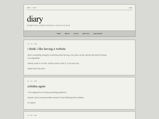 pages/diary screenshot