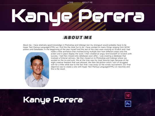 aboutme screenshot