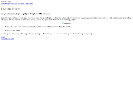 SitePages/fiction screenshot