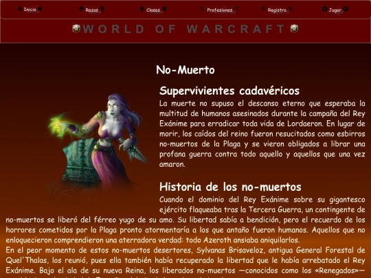 wow/Razas/NoMuerto screenshot