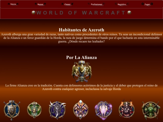 wow/Razas/Razas screenshot