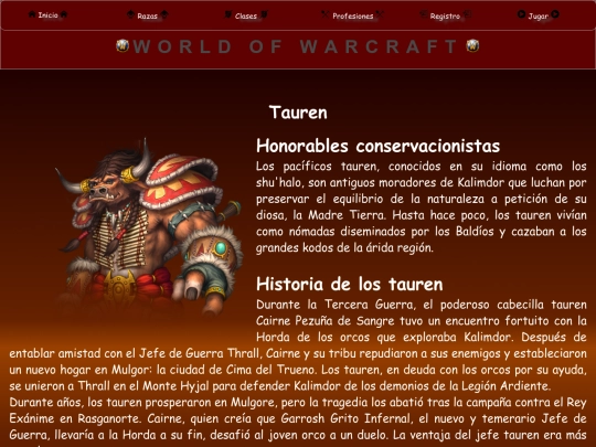 wow/Razas/Tauren screenshot