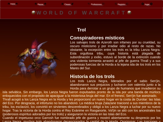 wow/Razas/Trol screenshot