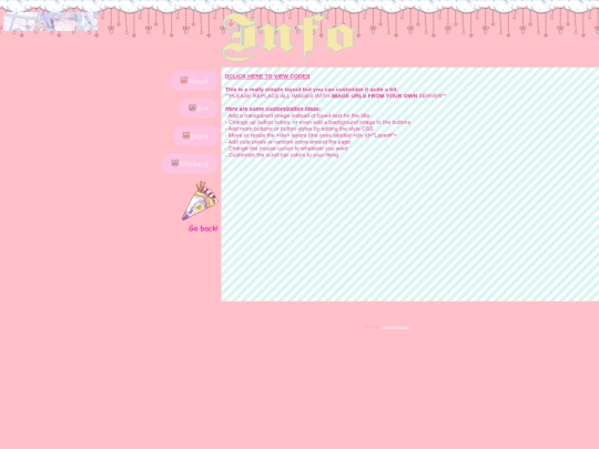 info screenshot