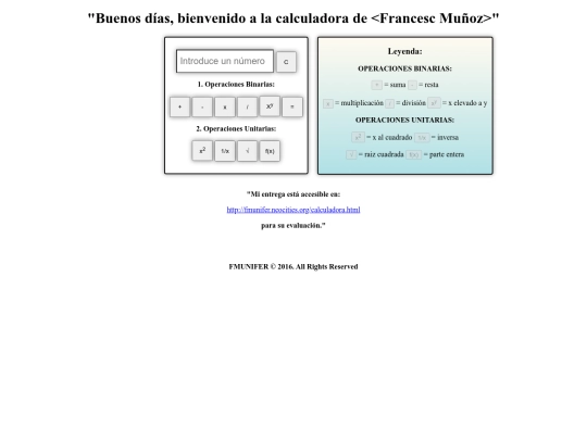 calculadora screenshot