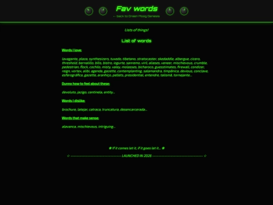 favwords screenshot