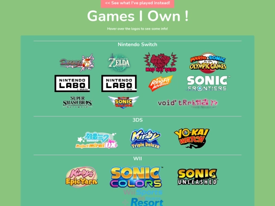 Gaming/collection screenshot