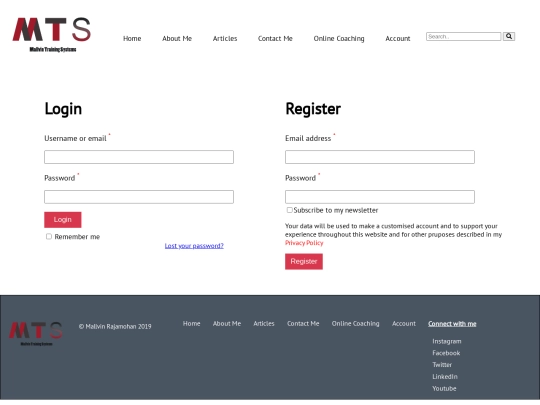 account screenshot