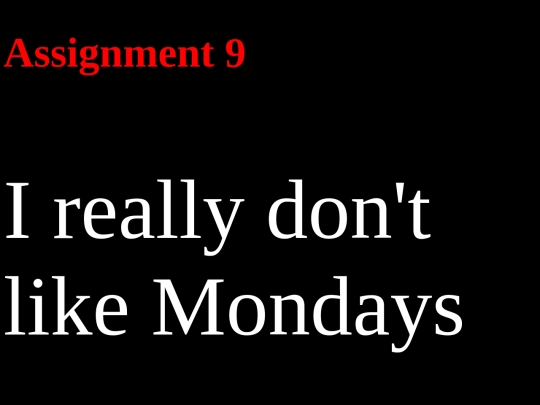 assignment9 screenshot
