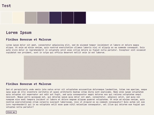 style-test screenshot