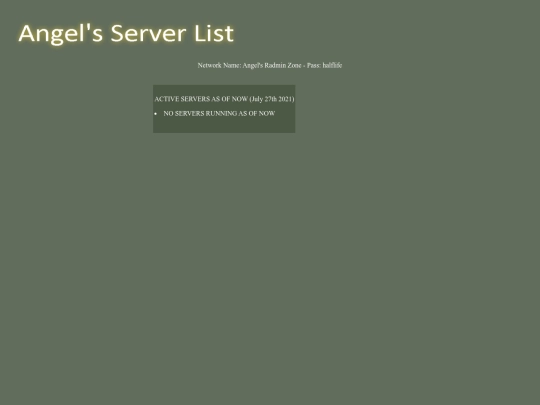 radminstuff/serverlist screenshot