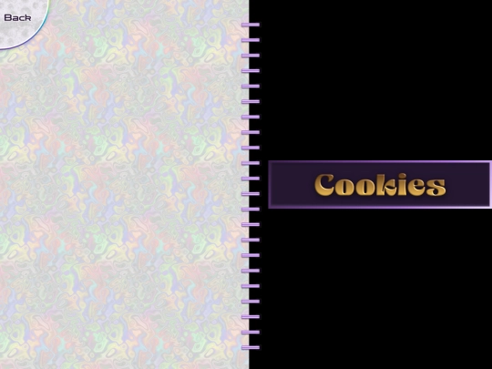 writings/cookies screenshot
