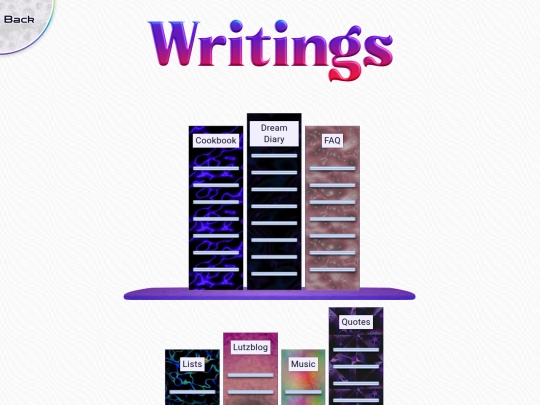 writings screenshot