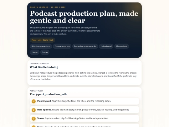 Goldie_Podcast_Hello_Experience screenshot
