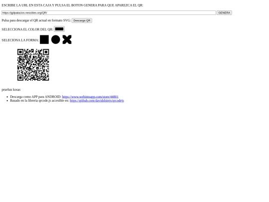QR screenshot
