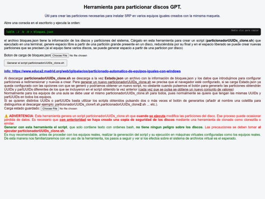 SRP_UUID/particionador screenshot
