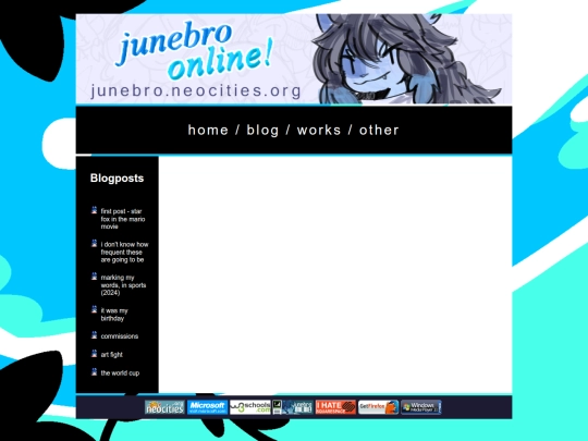 blog screenshot