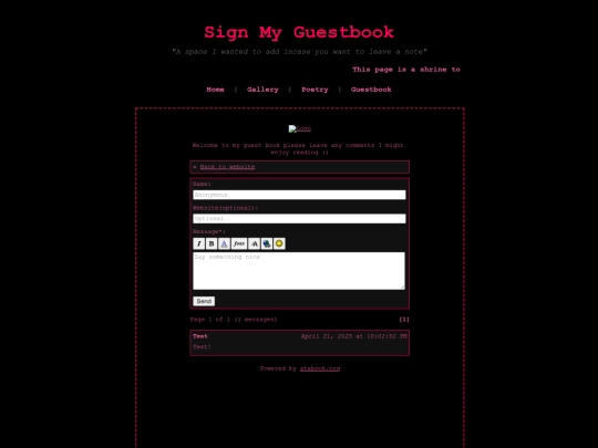 guest_book screenshot