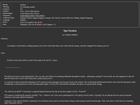 Spa_Session screenshot