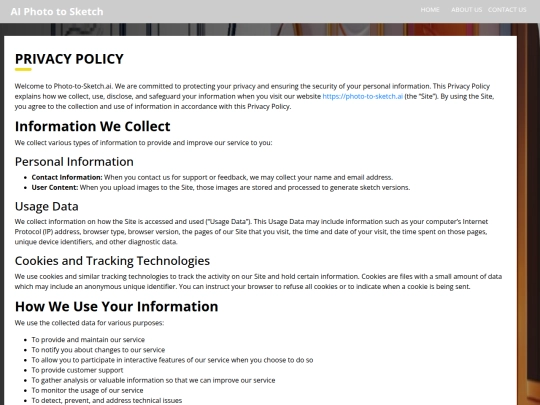privacy-policy screenshot