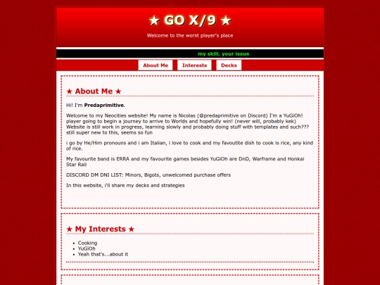 index screenshot