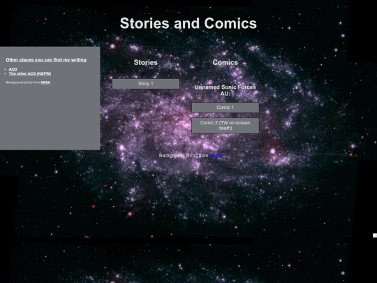 Comics stories/stories screenshot