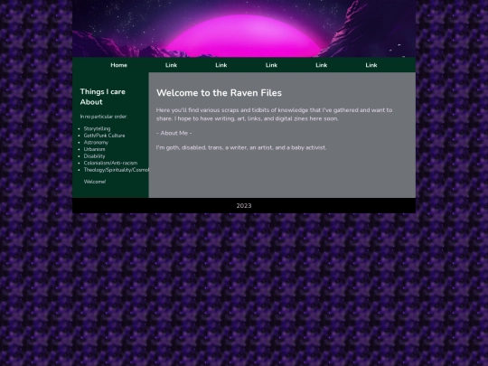 my-webpage screenshot