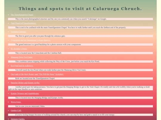 activities screenshot