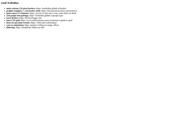 snippets/cool_websites screenshot
