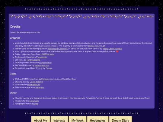 credits screenshot