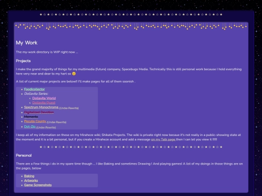 my-work screenshot