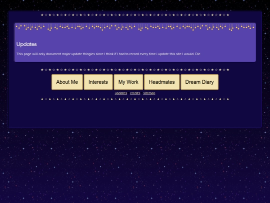 updates screenshot