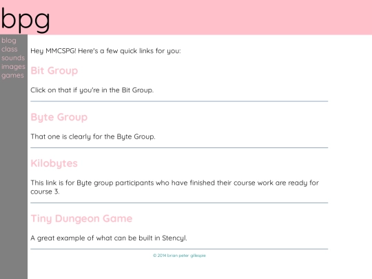 class screenshot