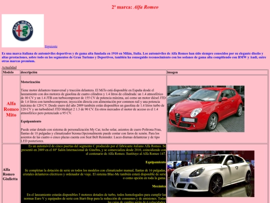 trabajo/html/pagina dos screenshot