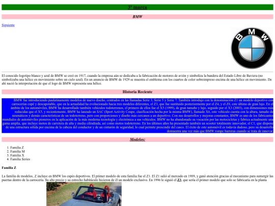 trabajo/html/pagina tres screenshot