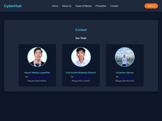contact screenshot