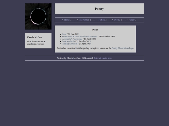 poetry screenshot