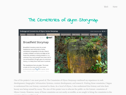 cemeterypage screenshot