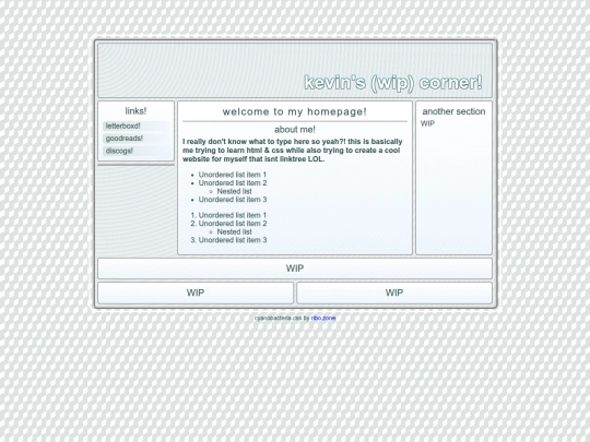 index screenshot