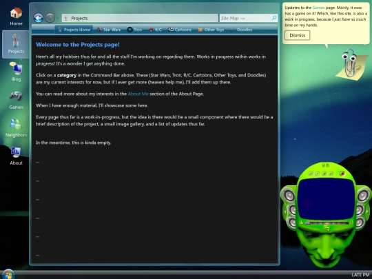 projects screenshot