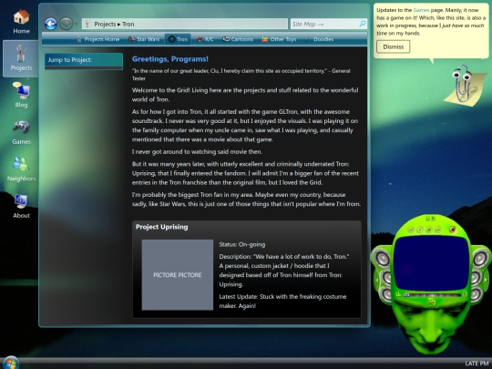 projects/tron screenshot