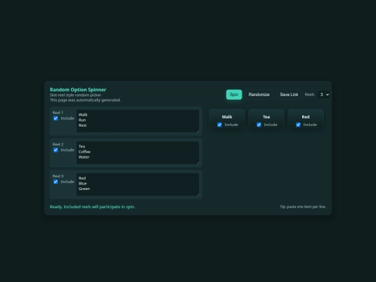 tools/random-slots screenshot