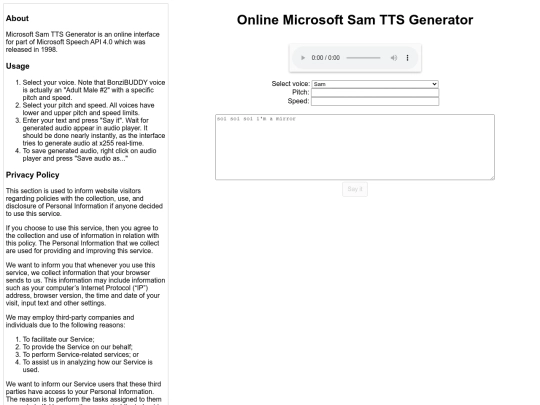 SAPI4 screenshot