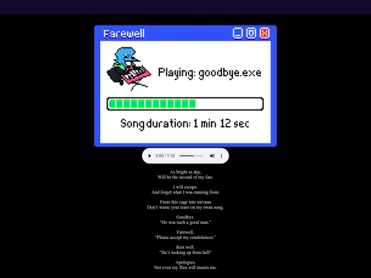 fraudulent_goodbye screenshot