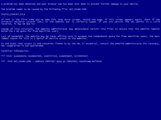 not_found screenshot